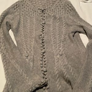 Cashmere grey cardigan